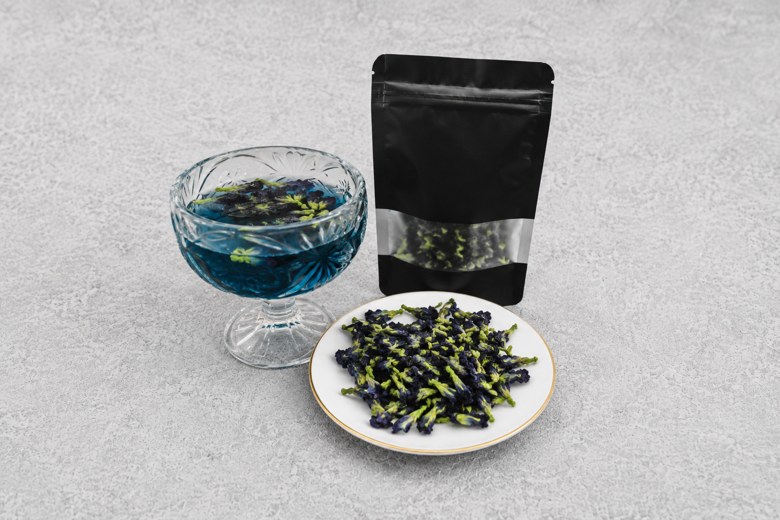 Dried Butterfly Pea Flowers
