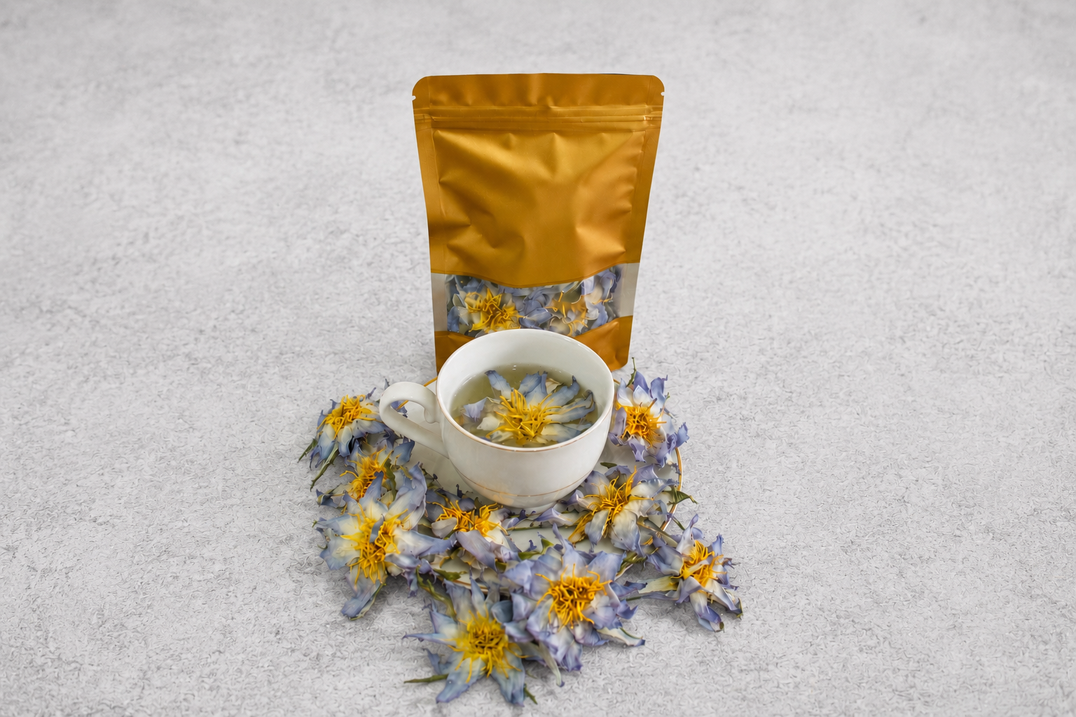 Egyptian Blue Lotus Full Dried Flower